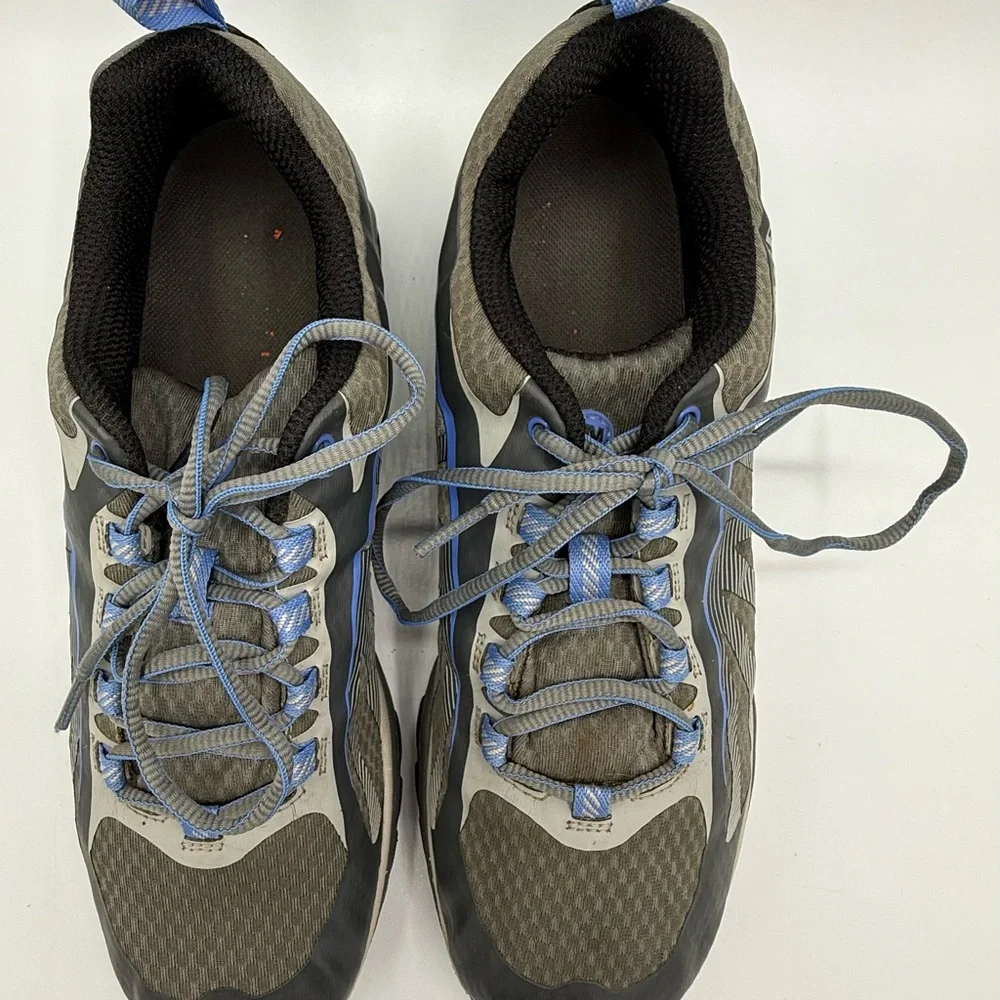 Merrell Siren Edge Vibram Gray Blue Trail Hiking‎ Sneakers Shoes J35516 Size 9.5